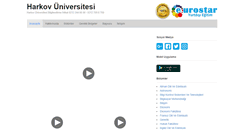 Desktop Screenshot of harkovuniversitesi.com