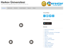 Tablet Screenshot of harkovuniversitesi.com